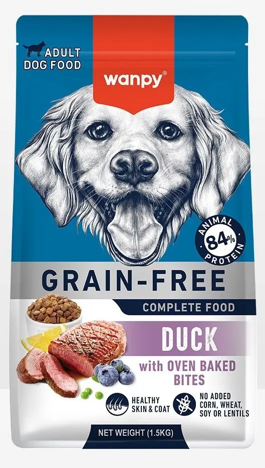 Wanpu hundefoder and 1,5 kg