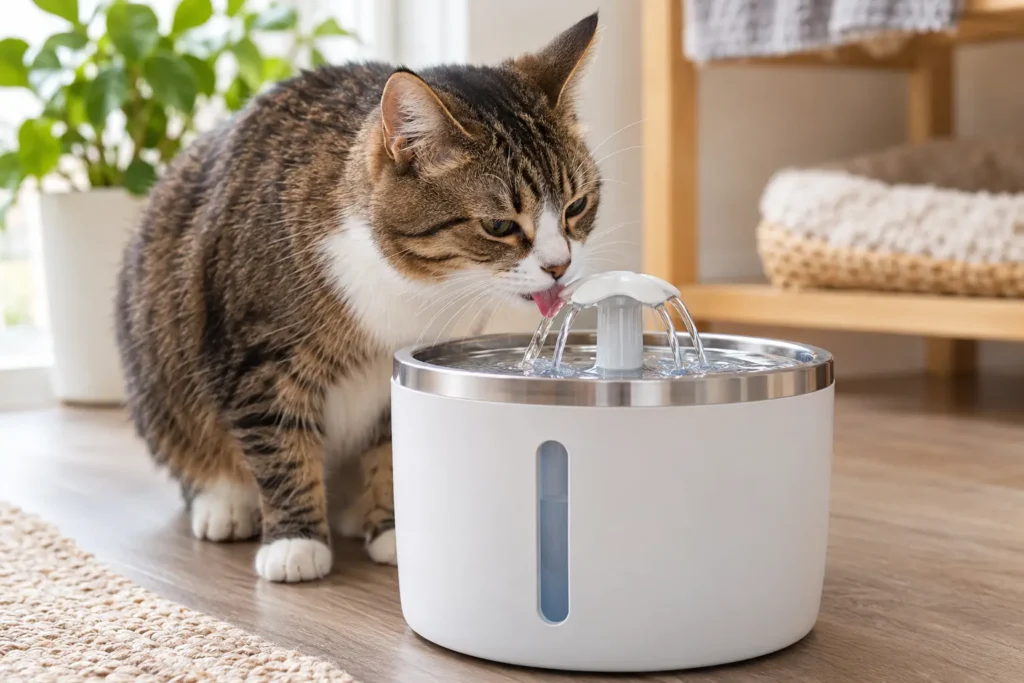 drikkefontæne til kat